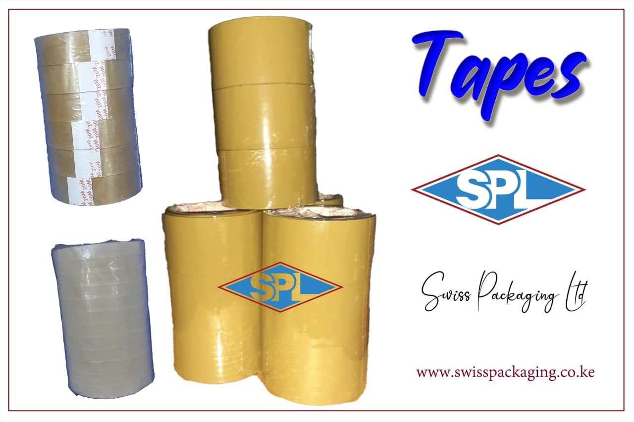 packaging tapes, masking and cellotapes