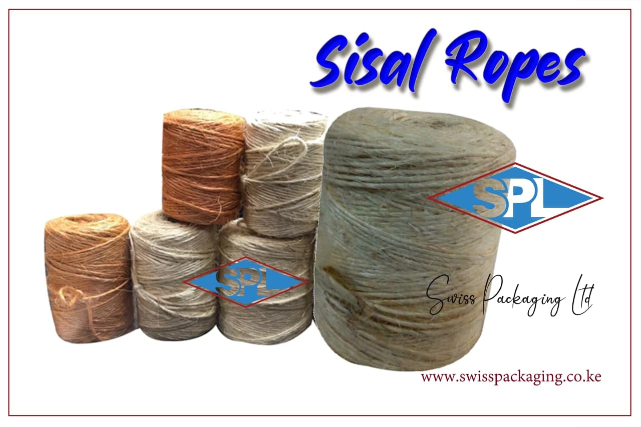 wholesale packaging products in Nairobi. sisal ropes. Swiss Packaging Ltd