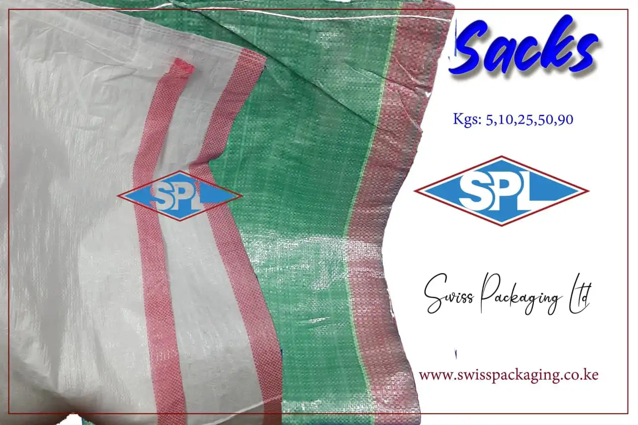Gunia bags, Swiss Packaging Ltd, eco-friendly bags, durable packaging, storage bags, transport bags, woven sacks, Kenya packaging