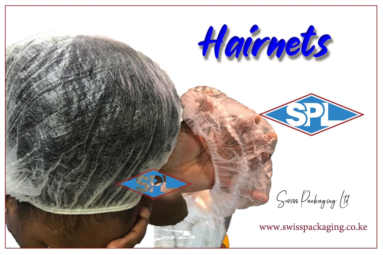 Hair nets, swiss packaging ltd
